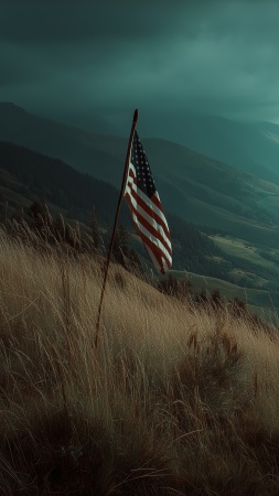 gathering wallpaper, tribute, flag display, background for mobile wallpaper (vertical)