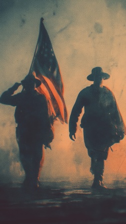 tradition wallpaper, remembrance, military honor, background for mobile wallpaper (vertical)