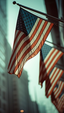 memorial service wallpaper, tradition, flag, background for mobile wallpaper (vertical)