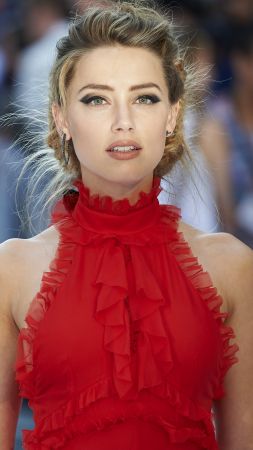 Amber Heard, Top Fashion Models 2015, model, actress, blonde, white dress (vertical)