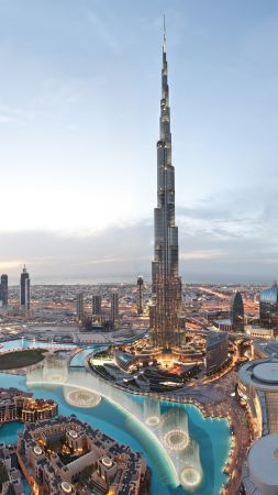 Khalifa Tower, Dubai, Best hotels, tourism, travel, resort, booking, vacation, pool (vertical)