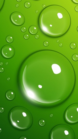 drops, 4k, 5k wallpaper, 8k, green, water (vertical)