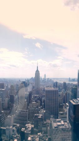 New York city, USA, skyscrapers, travel, tourism (vertical)