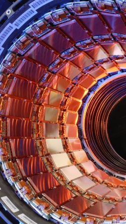 LHC, Large Hadron Collider, CERN. (vertical)