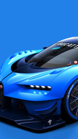 Bugatti Vision Gran Turismo, Bugatti, Grand Sport, sport car (vertical)