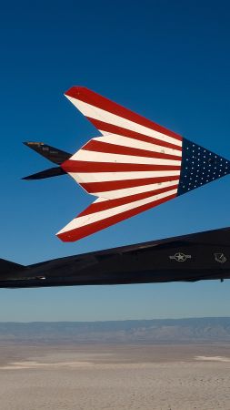 F-117 Nighthawk, Lockheed, US Air Force, USA Army, United States Navy (vertical)
