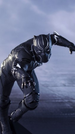 Black Panther, superhero, Captain America: Civil War (vertical)
