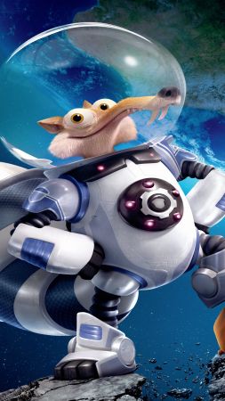 Ice Age 5: Collision Course, squirrel, best animations of 2016, space (vertical)