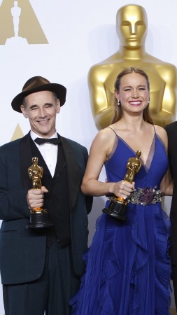 Mark Rylance, Brie Larson, Leonardo DiCaprio, Alicia Vikander, Oscar 2016, Oscar, Most popular celebs (vertical)