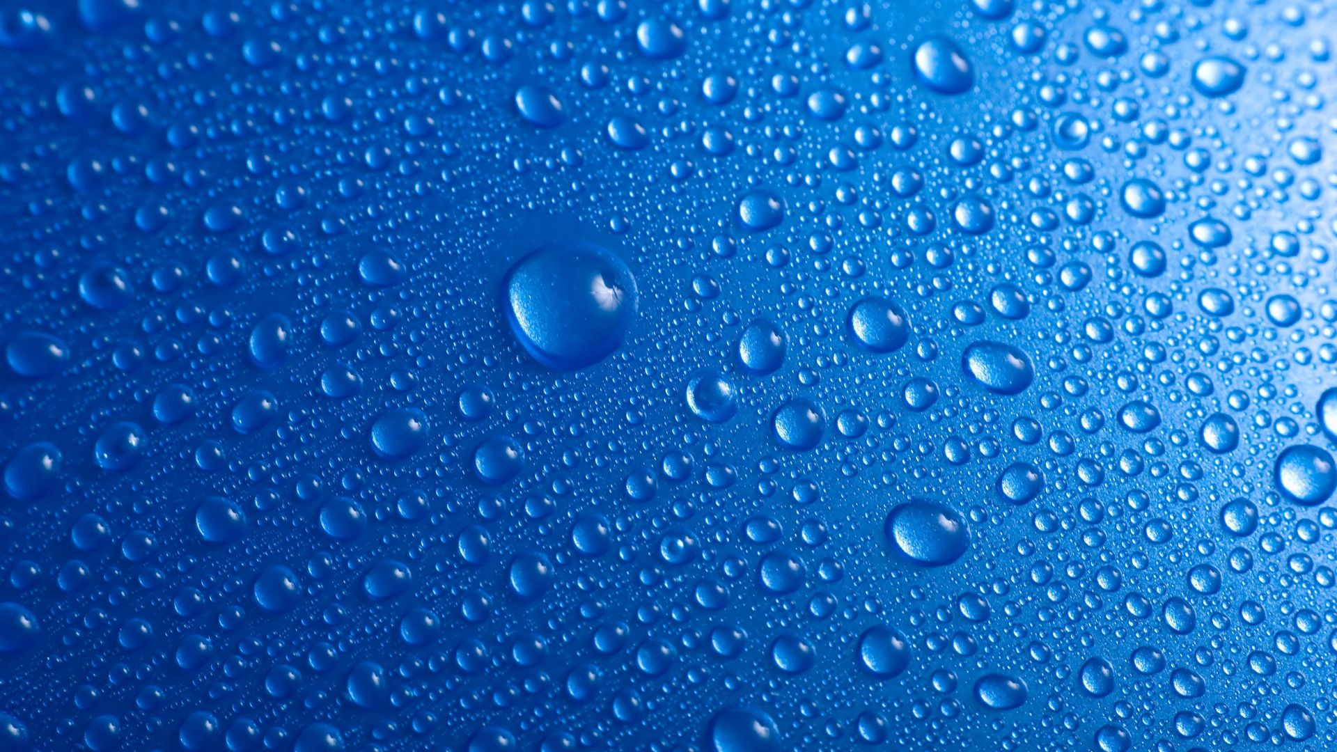 drops, 4k, 5k wallpaper, blue, water, macro (horizontal)