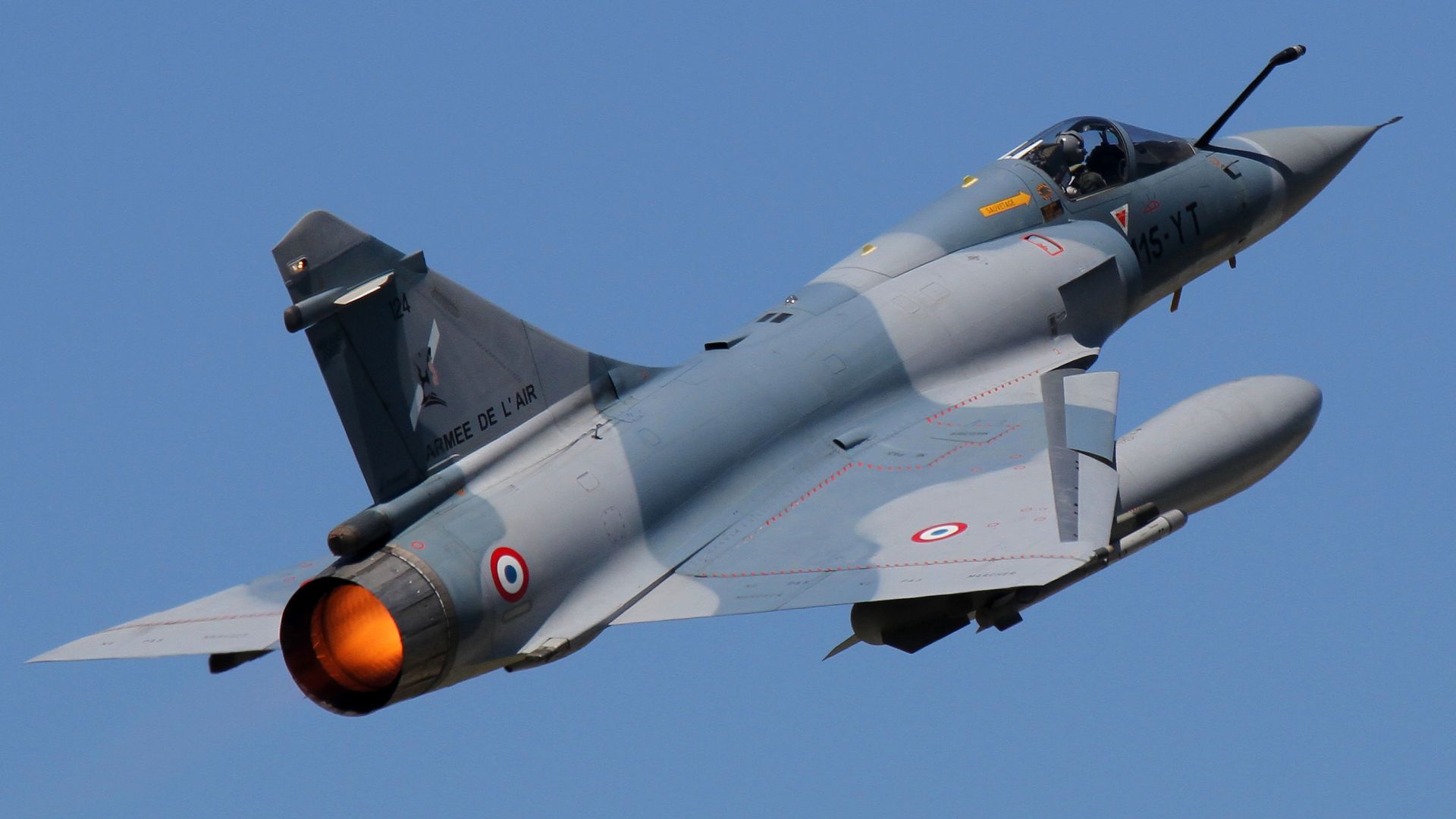 Dassault Mirage 2000, fighter aircraft, French Air Force (horizontal)