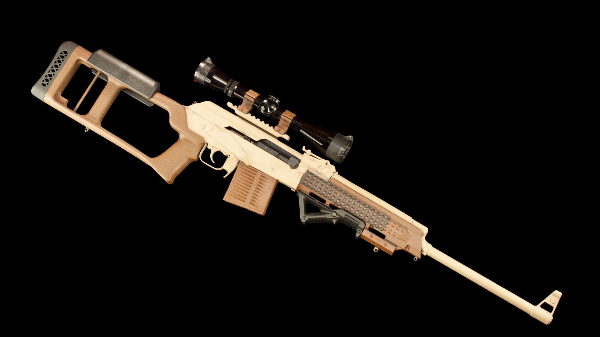 Saiga I2-308, Sniper Rifle (horizontal)
