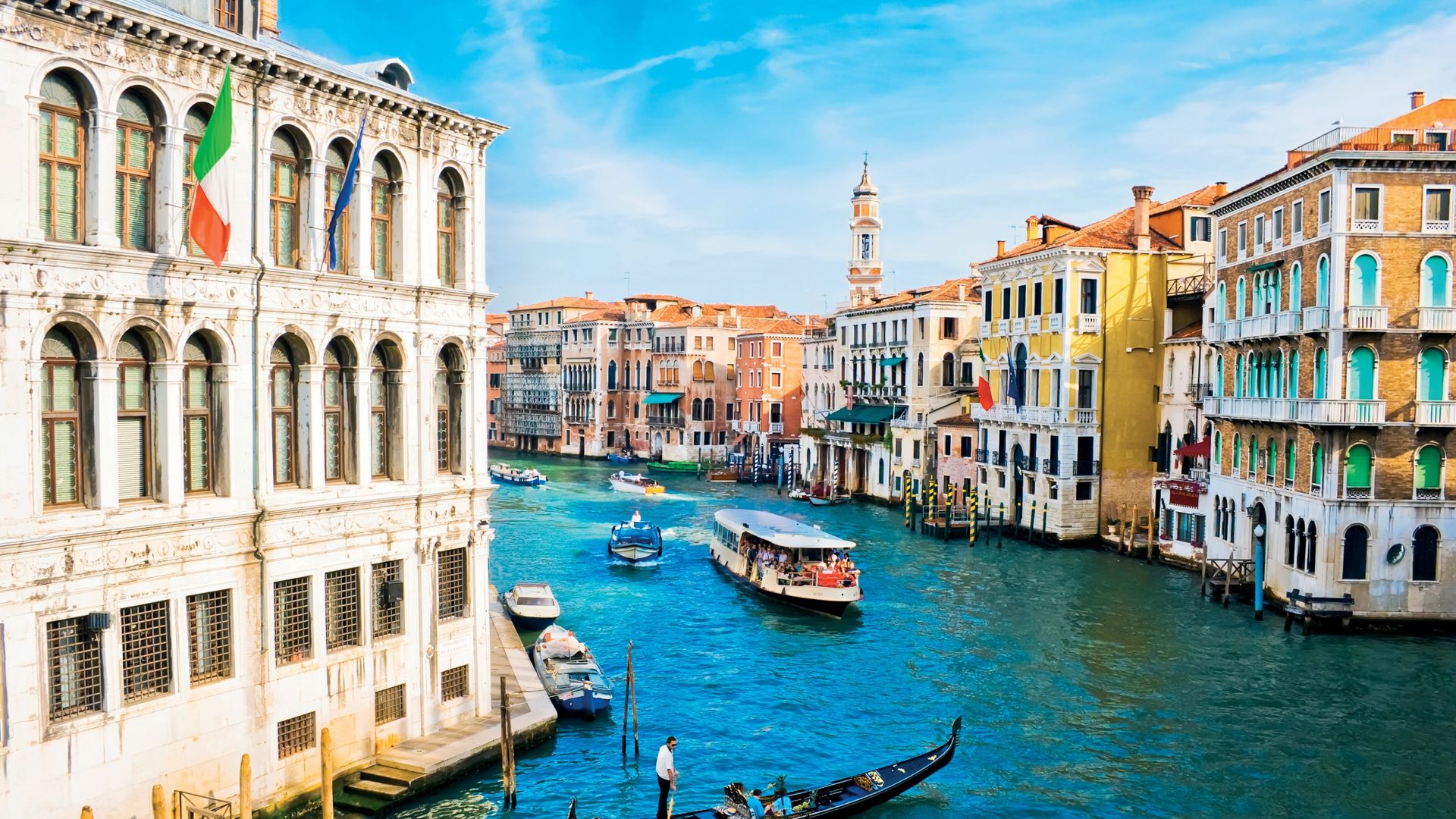Grand Canal, Venice, Italy, Europe, travel, tourism (horizontal)
