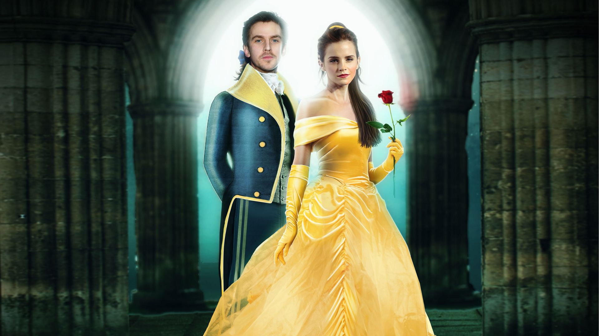 Beauty and the Beast, Emma Watson, Dan Stevens, best movies (horizontal)