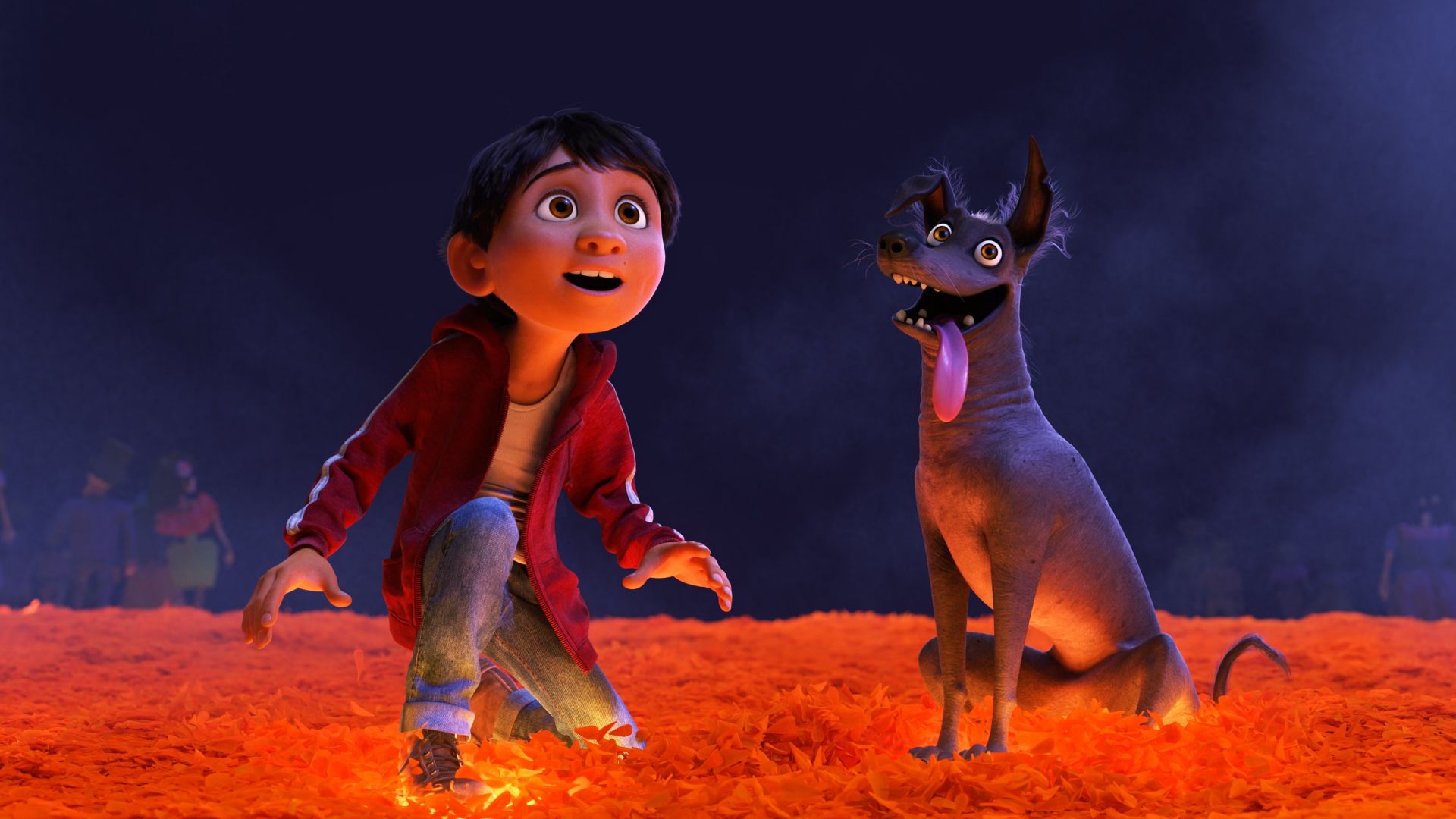 Coco, dog, best animation movies (horizontal)
