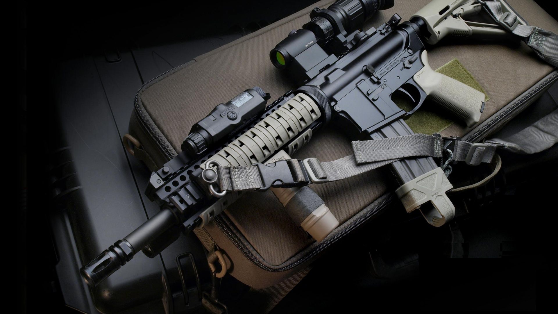 M4 Carbin, assault rifle (horizontal)