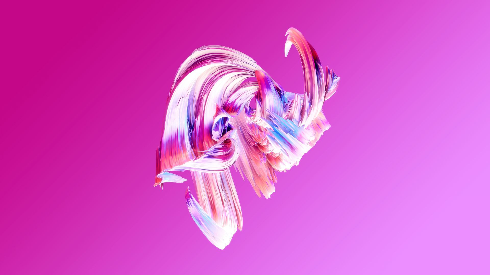 HD, abstract, Paintwaves, pink (horizontal)