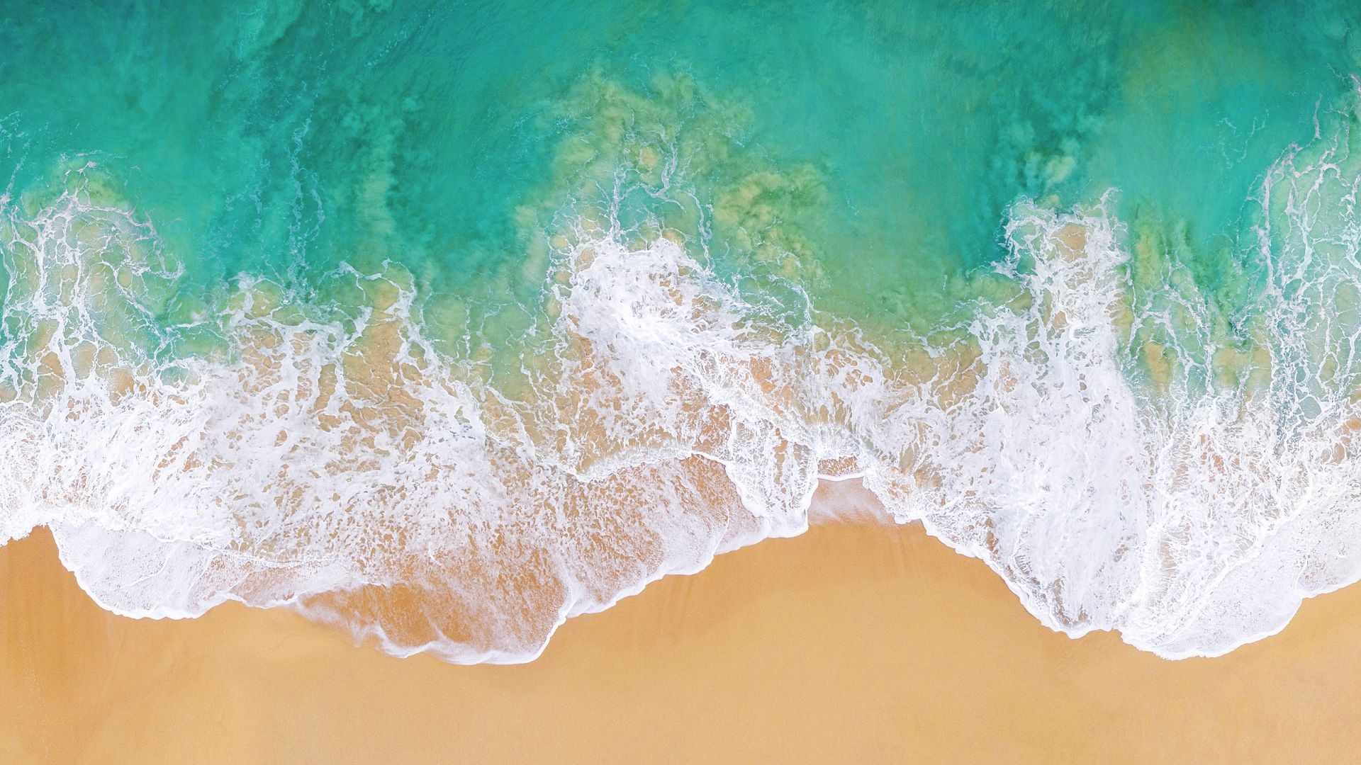 iOS 11, 4k, 5k, beach, ocean (horizontal)
