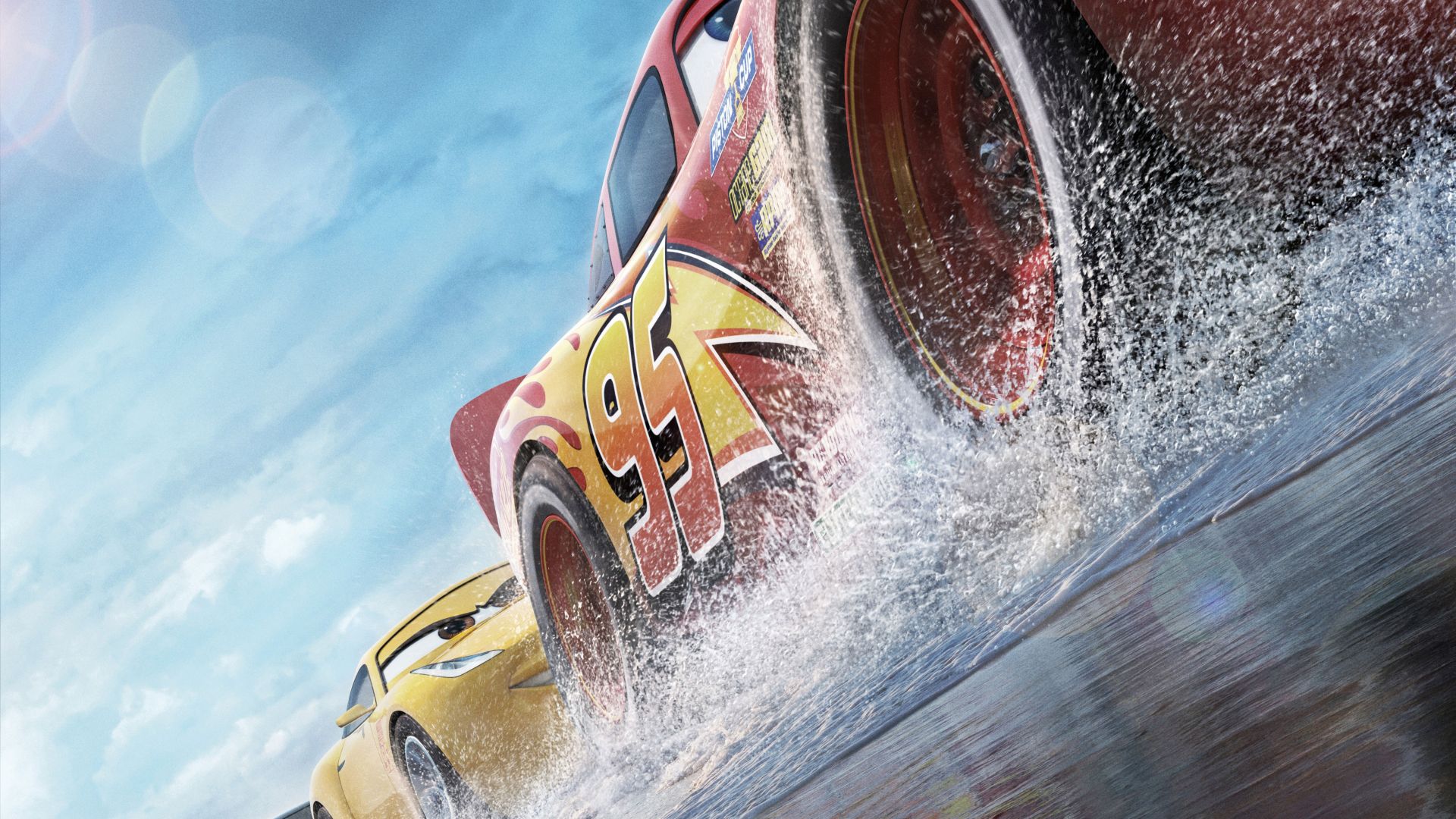 Cars 3, 4k, Lightning McQueen, 5k, poster (horizontal)