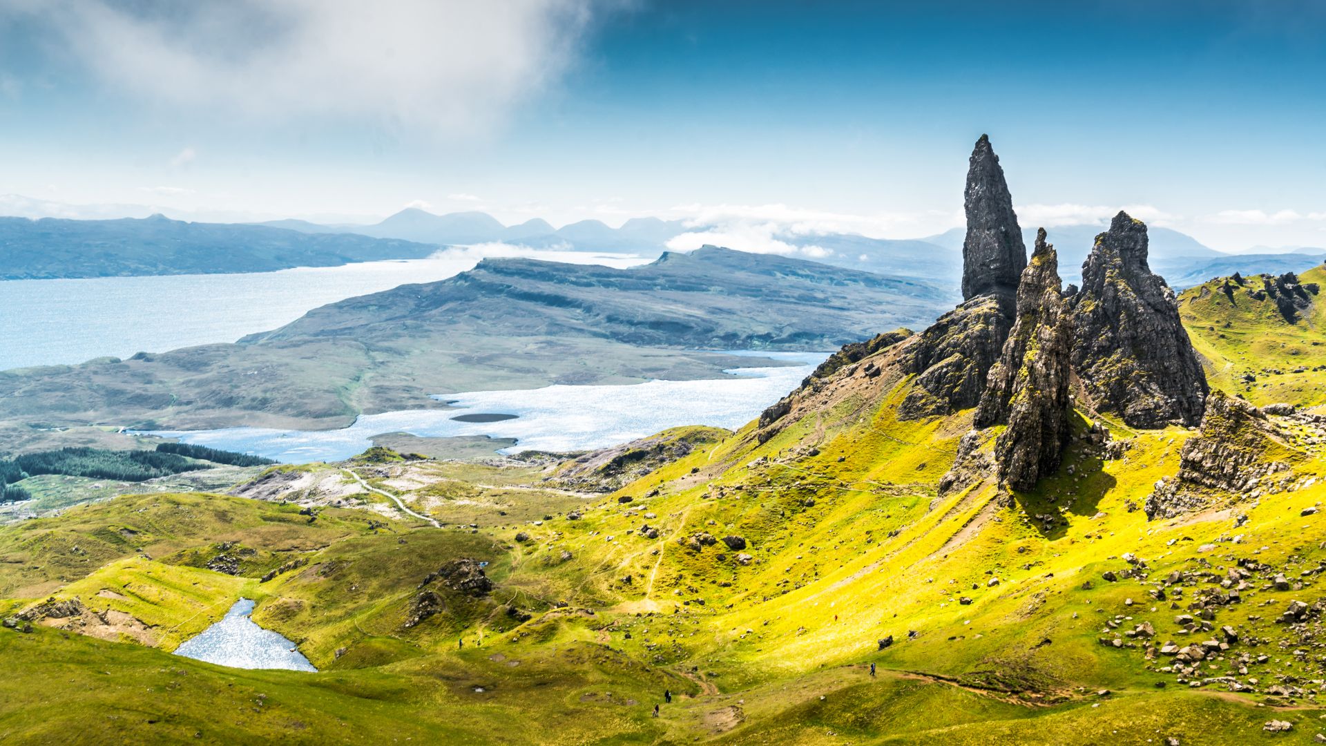 Isle of Skye, Scotland, Europe, nature, travel, 8k (horizontal)