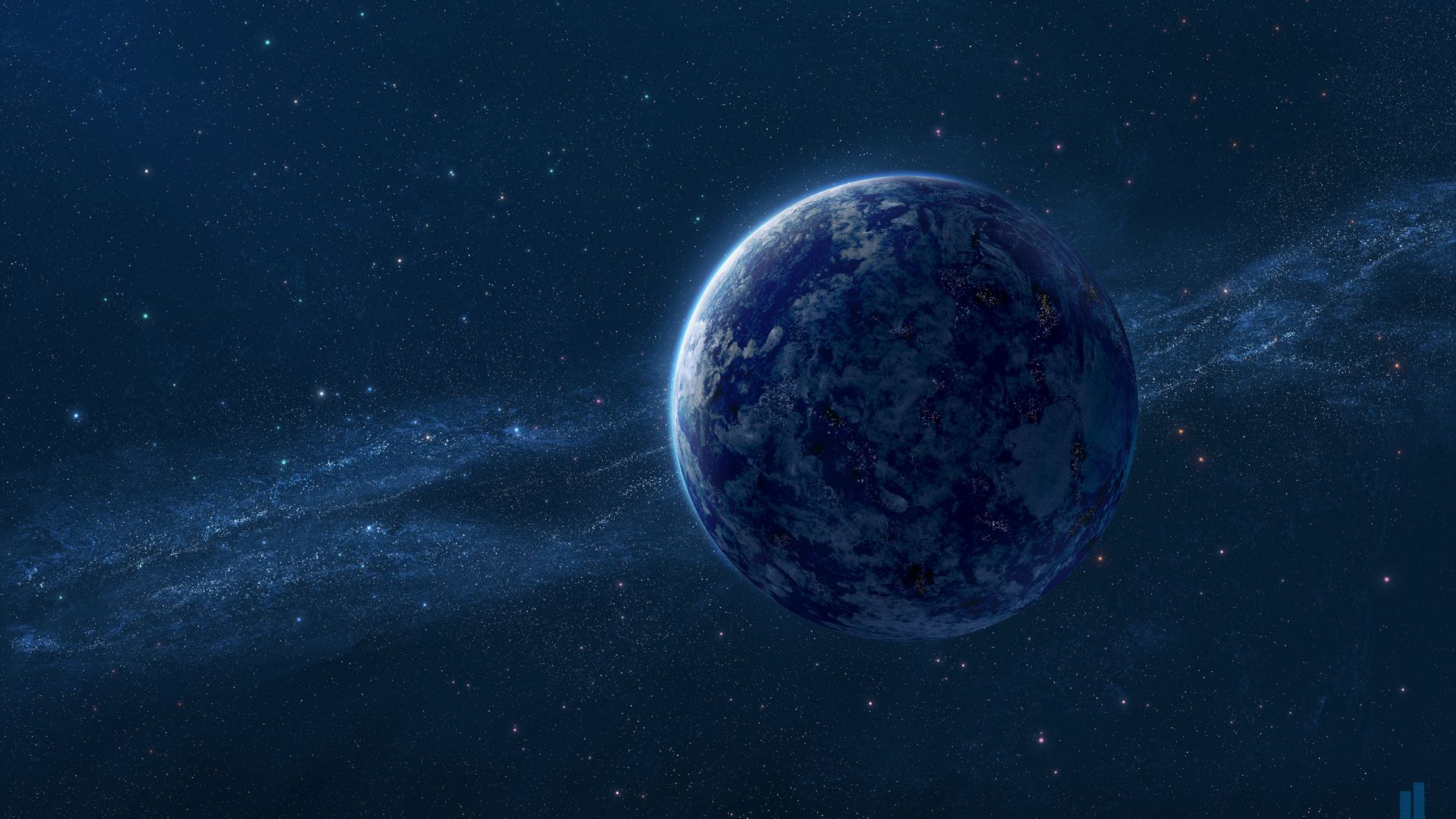 planet, blue, HD (horizontal)