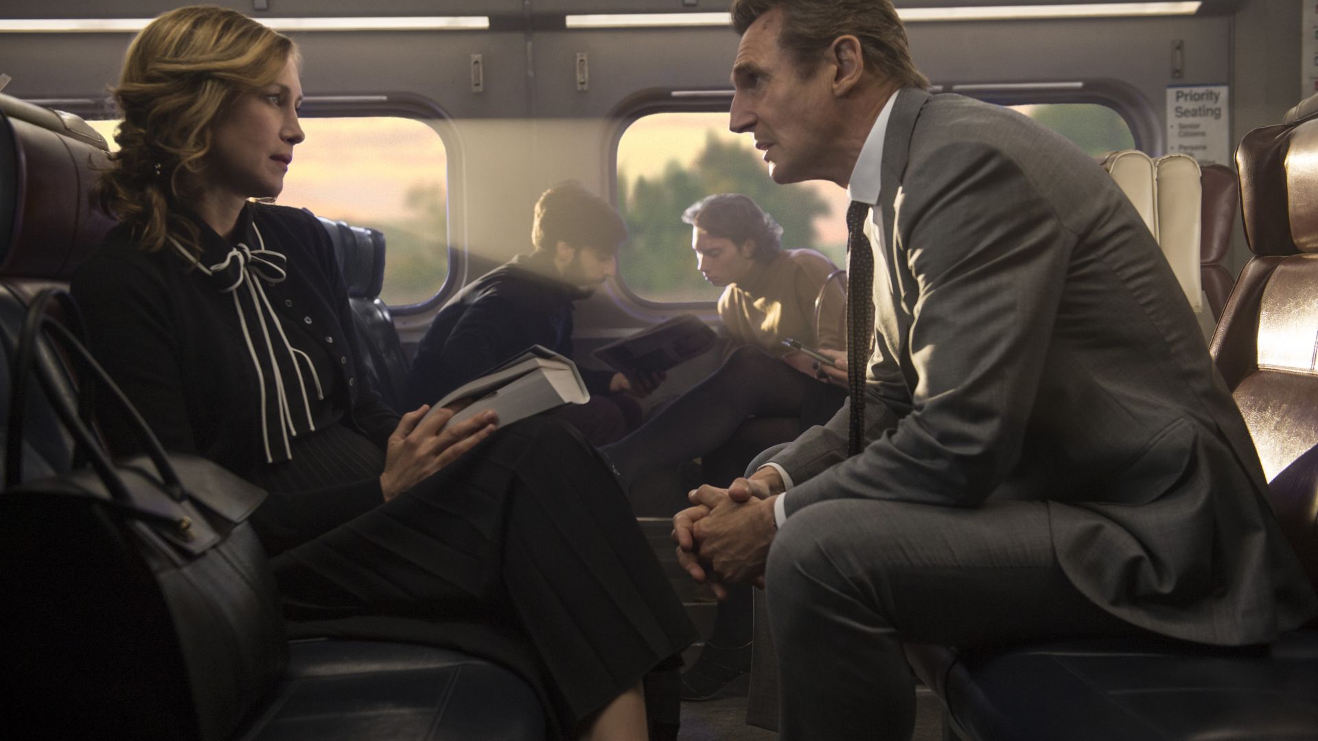 The Commuter, Vera Farmiga, Liam Neeson, 4k (horizontal)
