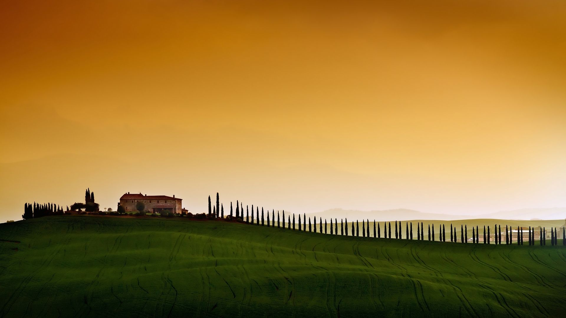 Tuscany, Italy, Europe, sky, field, 5k (horizontal)