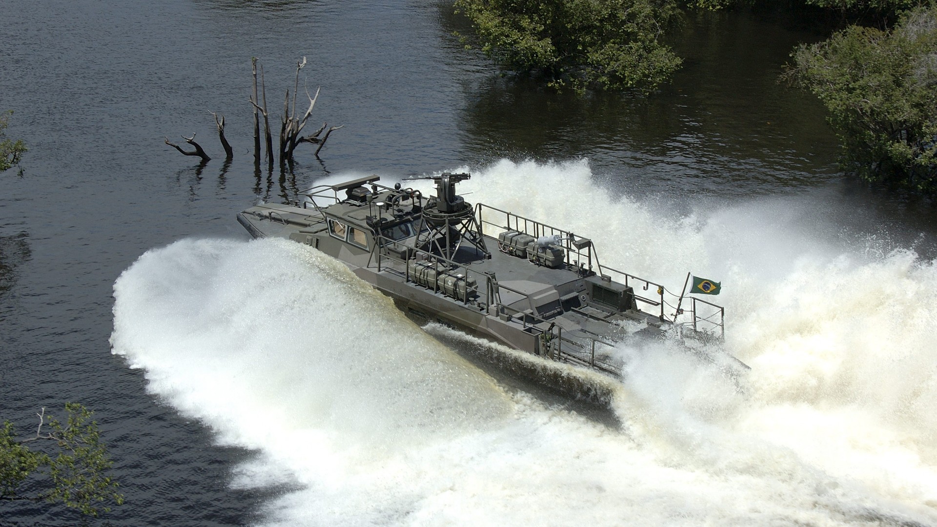 combat boat, CB90, fast assault craft, Strb 90 H, Brazilian Army, river (horizontal)