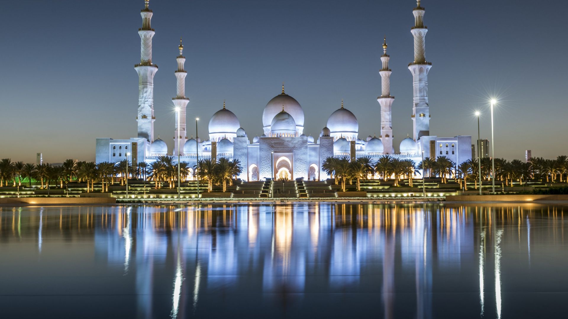 Sheikh Zayed Mosque, Abu Dhabi, 4k (horizontal)