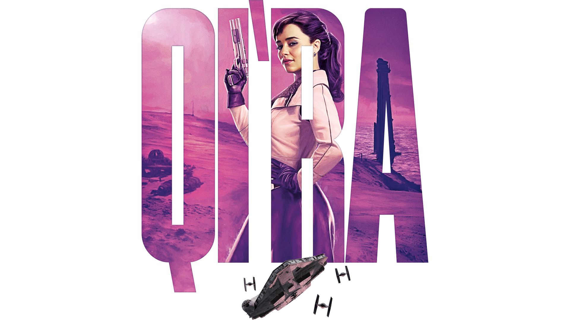 Solo: A Star Wars Story, Emilia Clarke, 8k (horizontal)