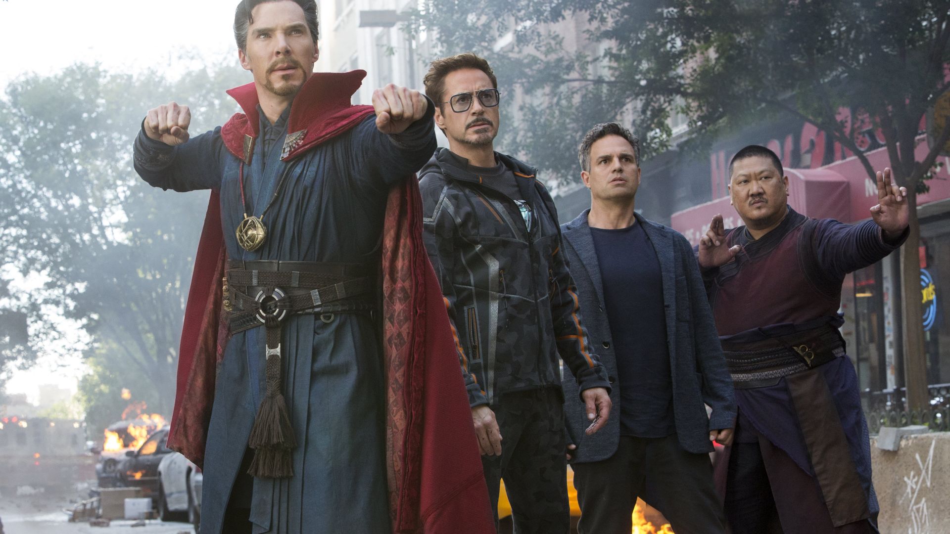 Avengers: Infinity War, Doctor Strange, Hulk, Iron Man, Benedict Cumberbatch, Robert Downey Jr., Mark Ruffalo, 5k (horizontal)