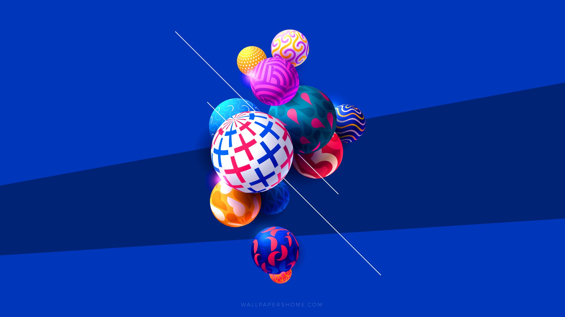 abstract, balls, colorful, modern, 4k, 5k, 8k (horizontal)