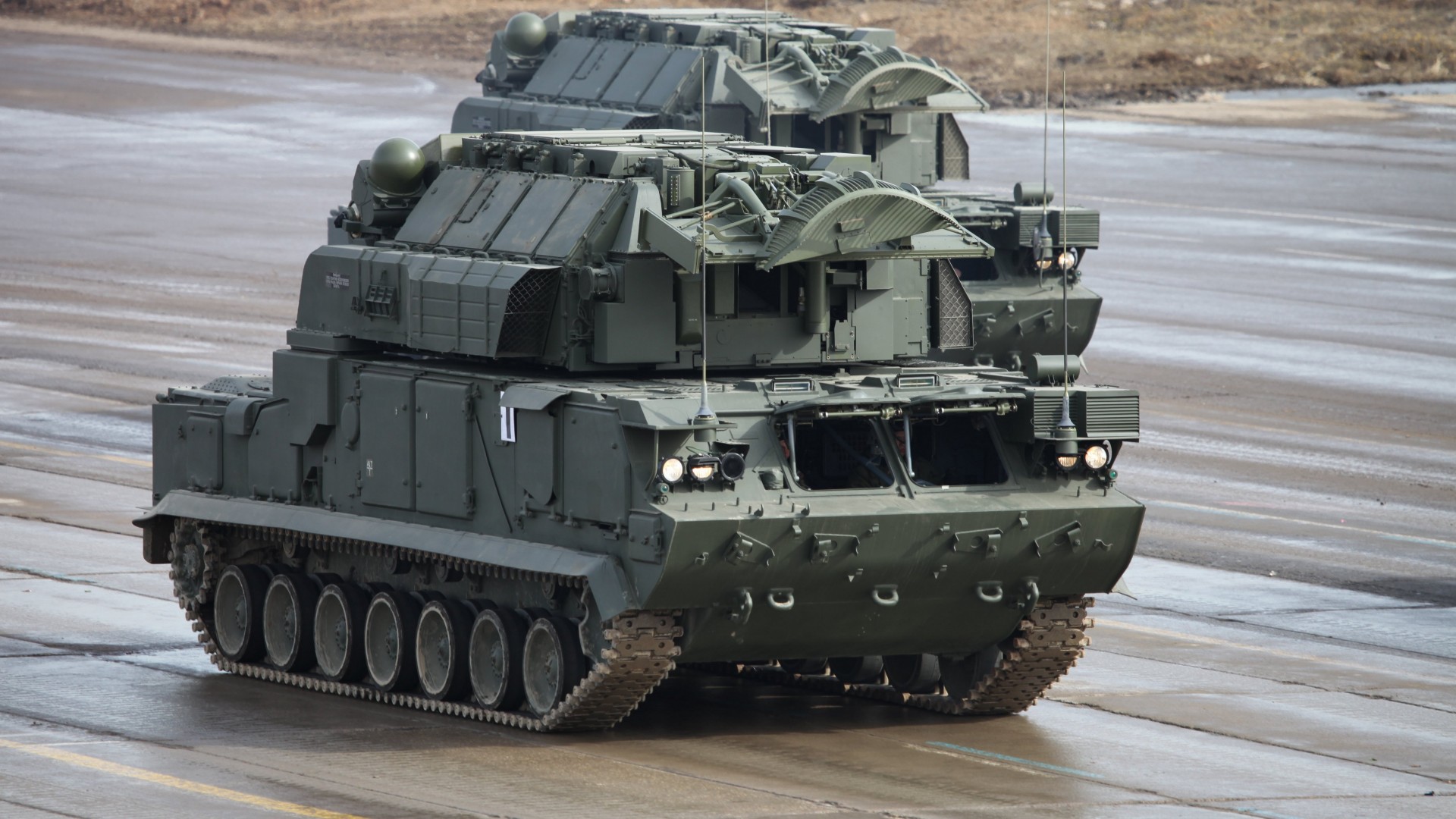 SA-15 Gauntlet, Tor, missile system, 9K330, Russian Army (horizontal)
