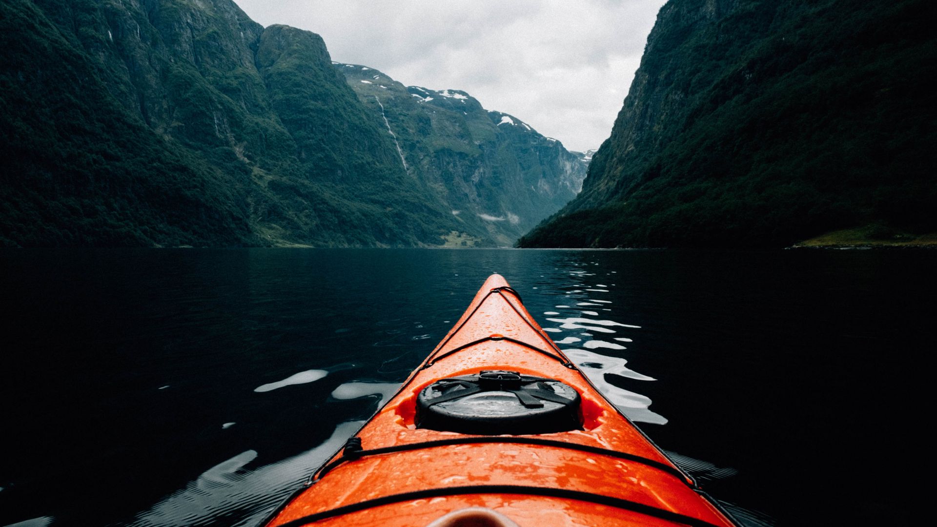 Canoe, Scandinavia, Europe, 5K (horizontal)