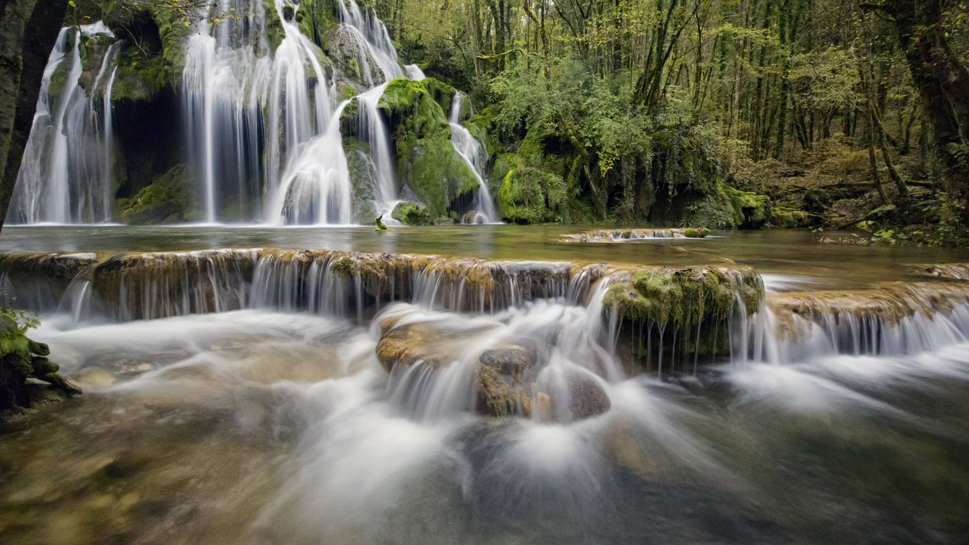Waterfall, Europe, 4K (horizontal)