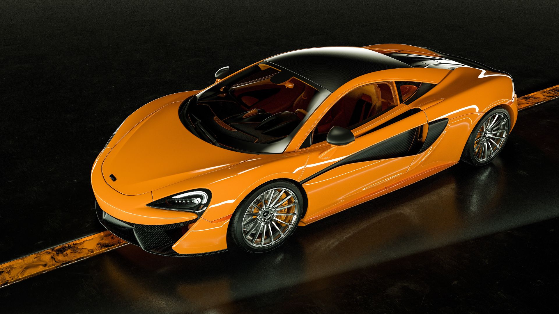 McLaren 570S, 2019 Cars, supercar, luxury cars, 4K (horizontal)