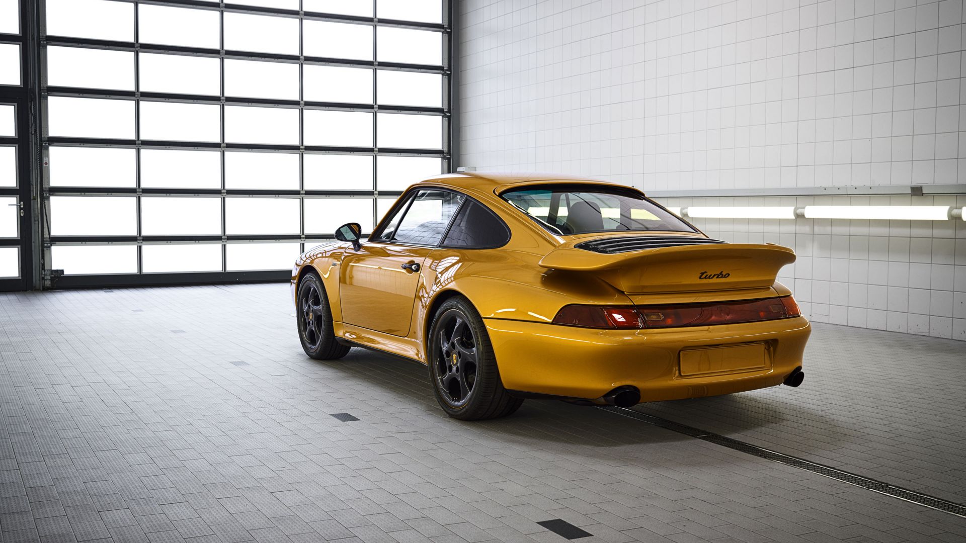 Porsche 993 Turbo S Project Gold, 2018 Cars, limited edition, 4K (horizontal)