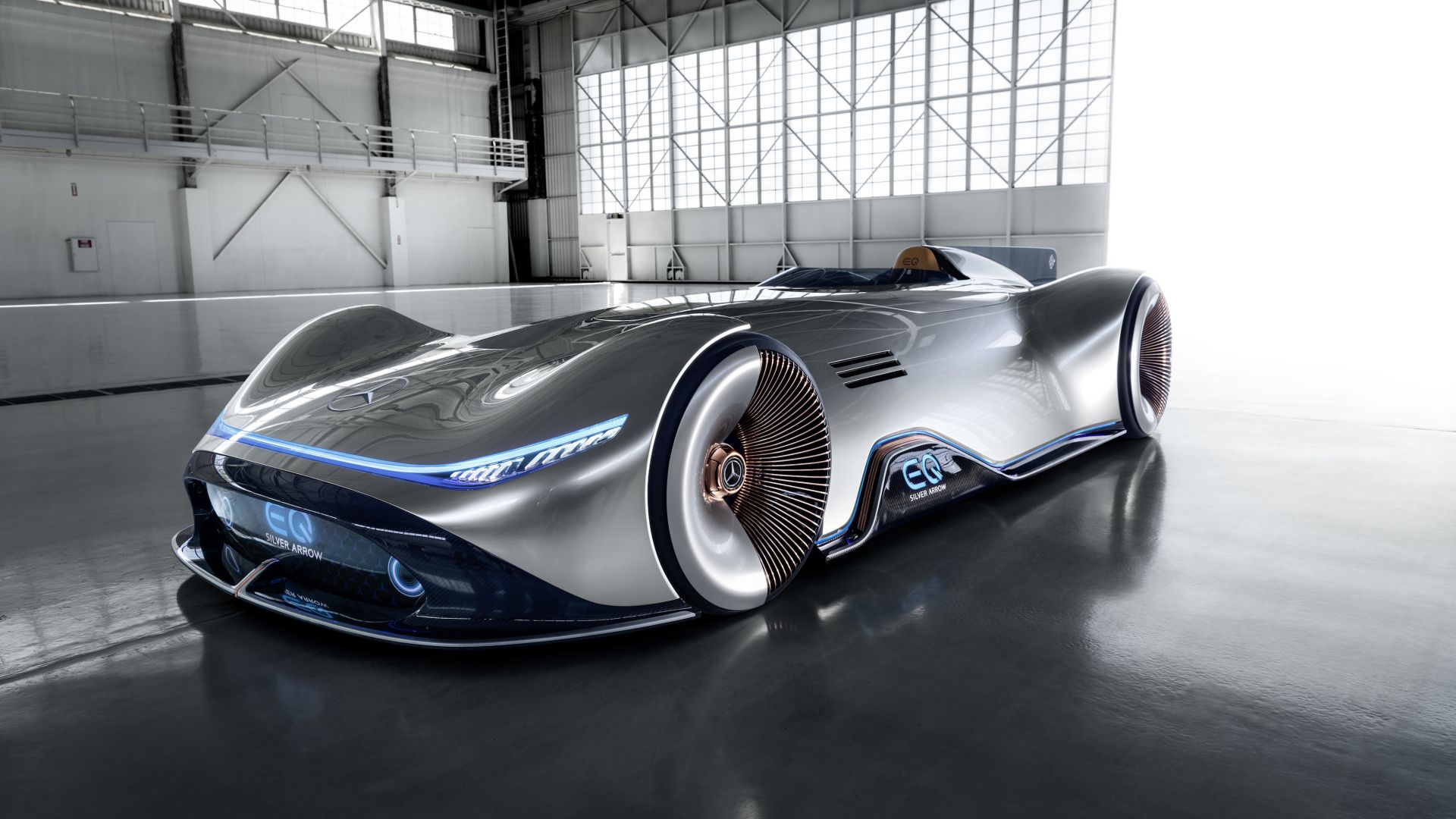 Mercedes-Benz Vision EQ Silver Arrow, electric cars, 2018 Cars, supercar, 4K (horizontal)