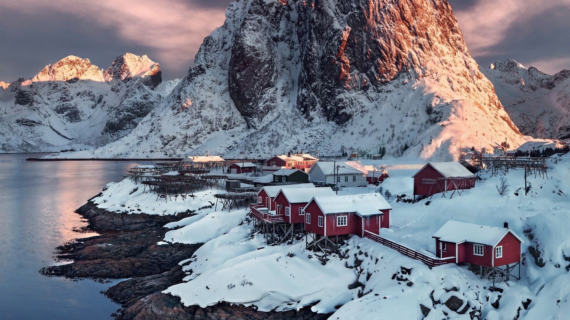 Wallpaper village, 4k, HD wallpaper, Hamnoy, Norway ...