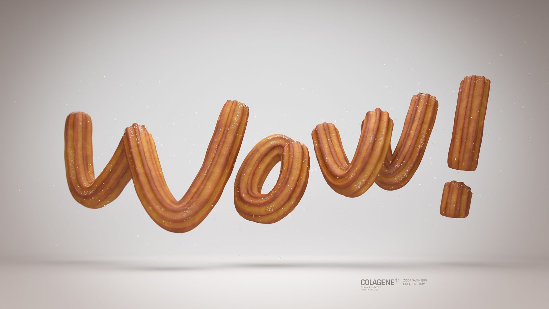 cookies, 3D, typography, 5K (horizontal)
