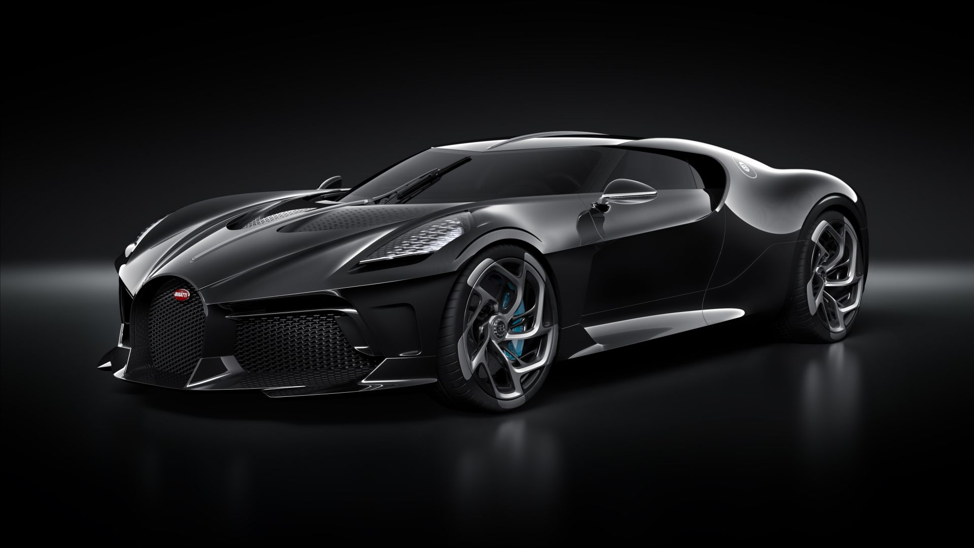 Bugatti La Voiture Noire, Geneva Motor Show 2019, 2019 Cars, supercar, 5K (horizontal)