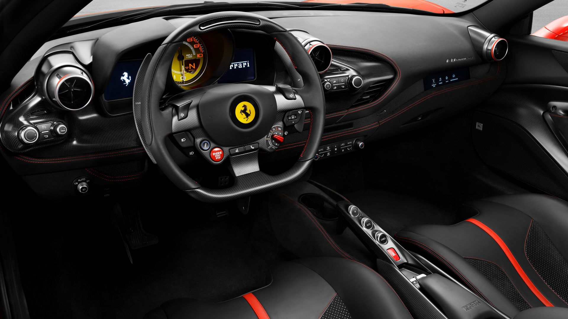 Ferrari F8 Tributo, 2019 Cars, supercar, Geneva Motor Show 2019, 4K (horizontal)