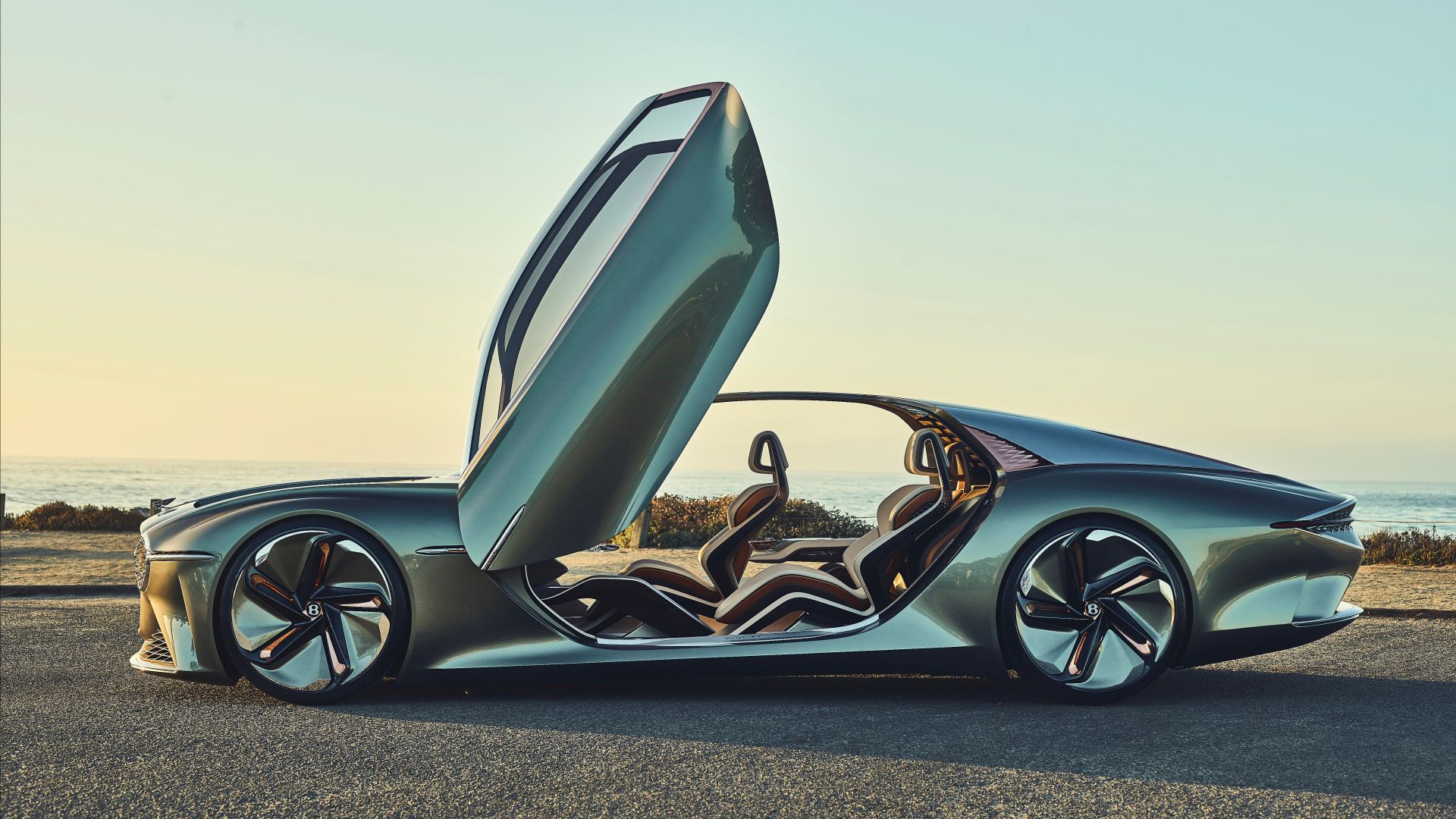 Bentley EXP 100 GT, luxury cars, 4K (horizontal)