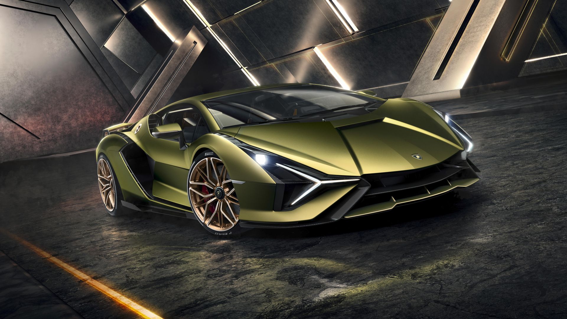 Lamborghini Sian, supercar, 2019 cars, 8K (horizontal)