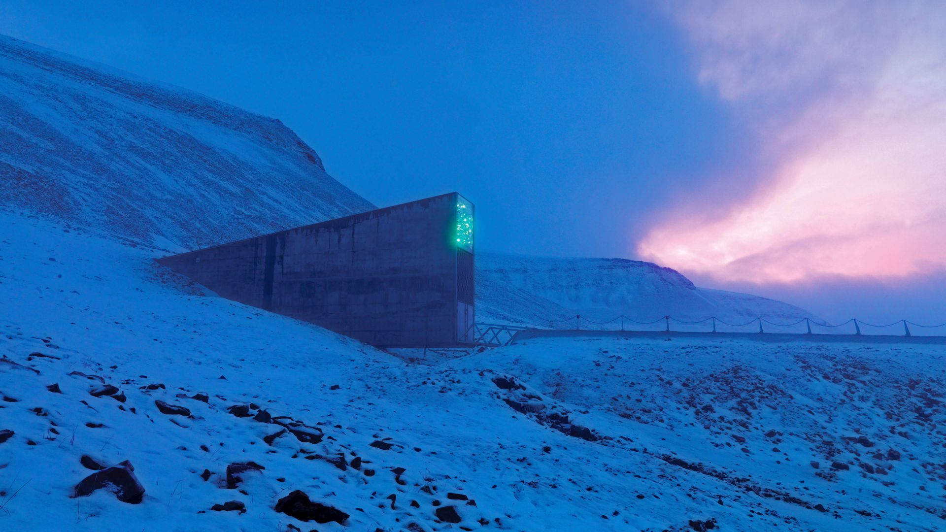 Svalbard Global Seed Vault, Svalbard, Norway, 5K (horizontal)