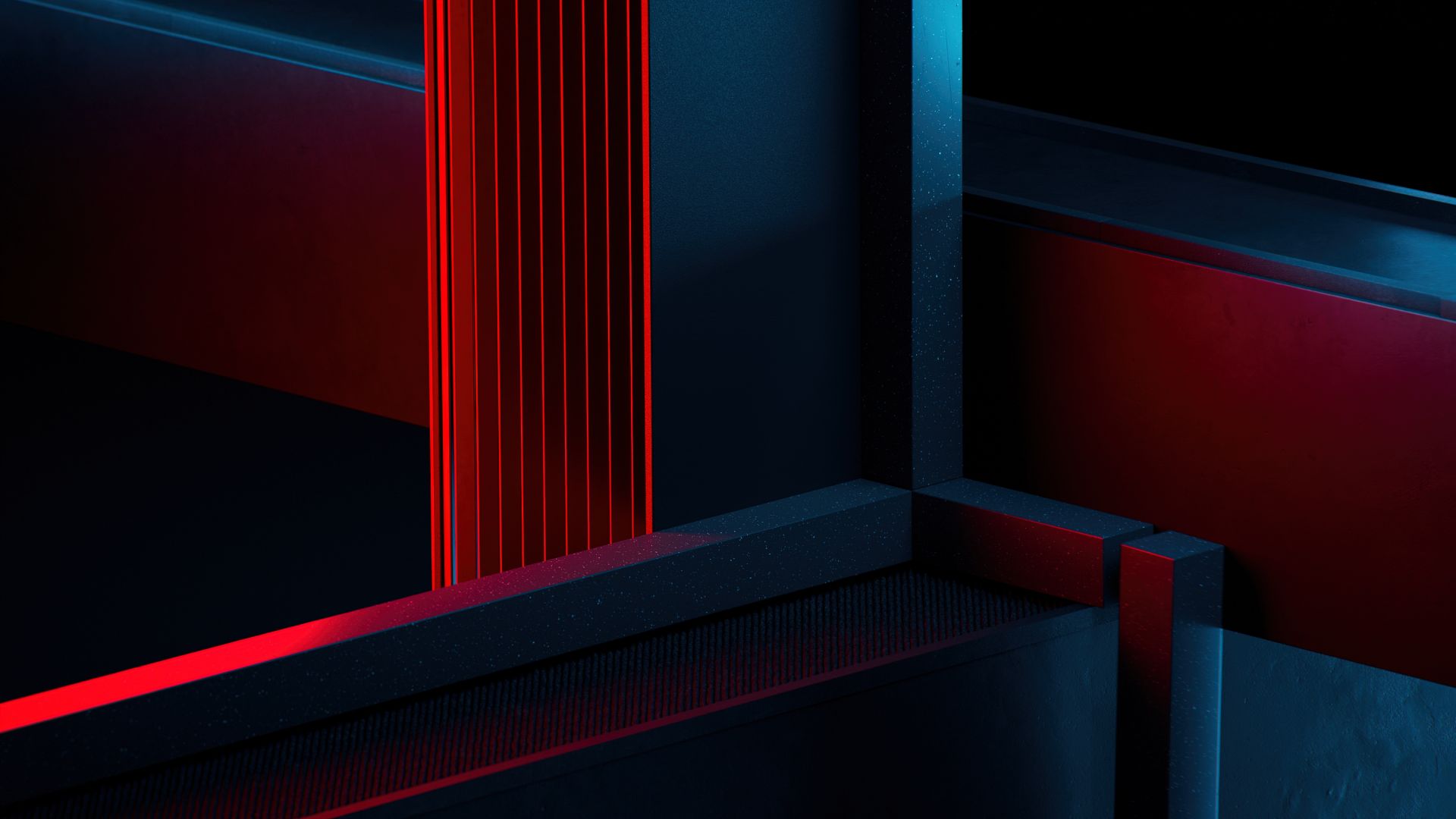 abstract, dark, red, lines, geometry, 4K (horizontal)