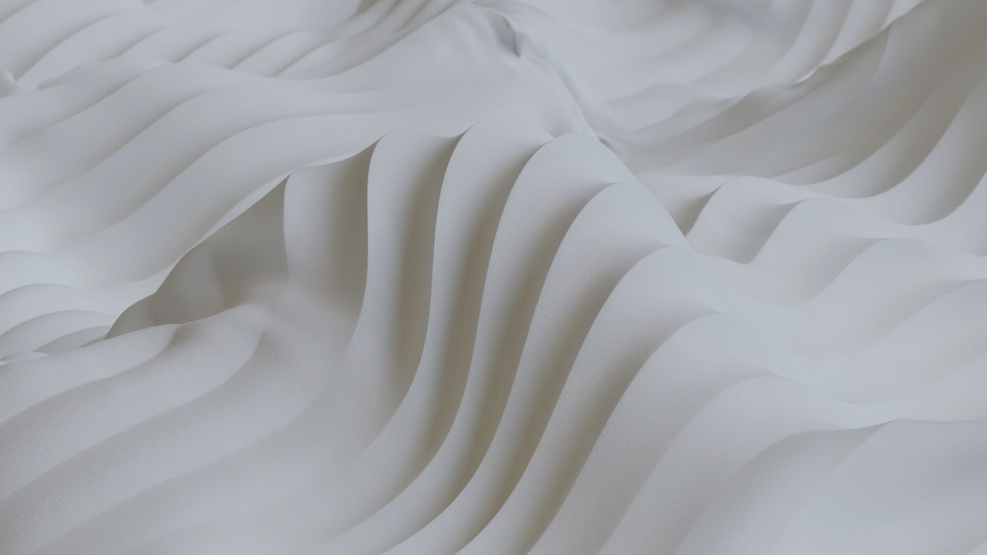 abstract, white, waves, 4K (horizontal)
