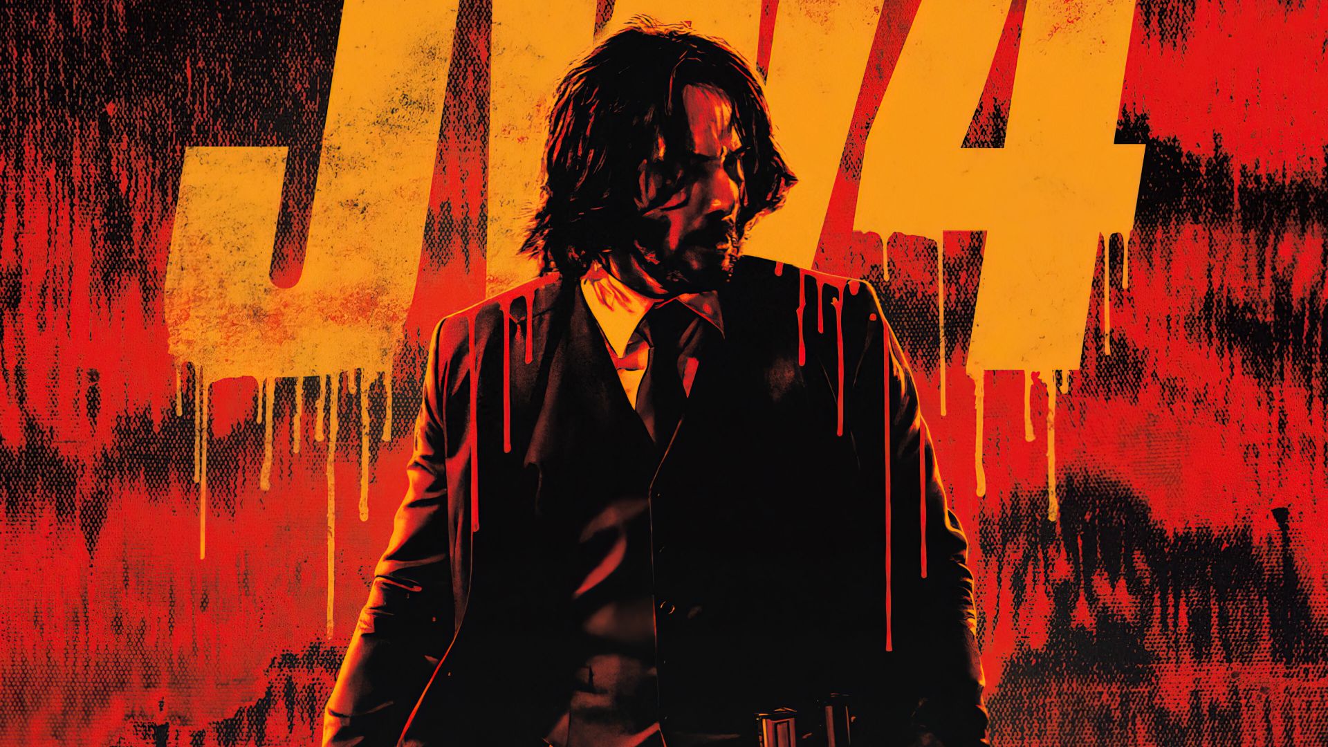 Wallpaper John Wick: Chapter 4, poster, Keanu Reeves, 4K, Movies #24447