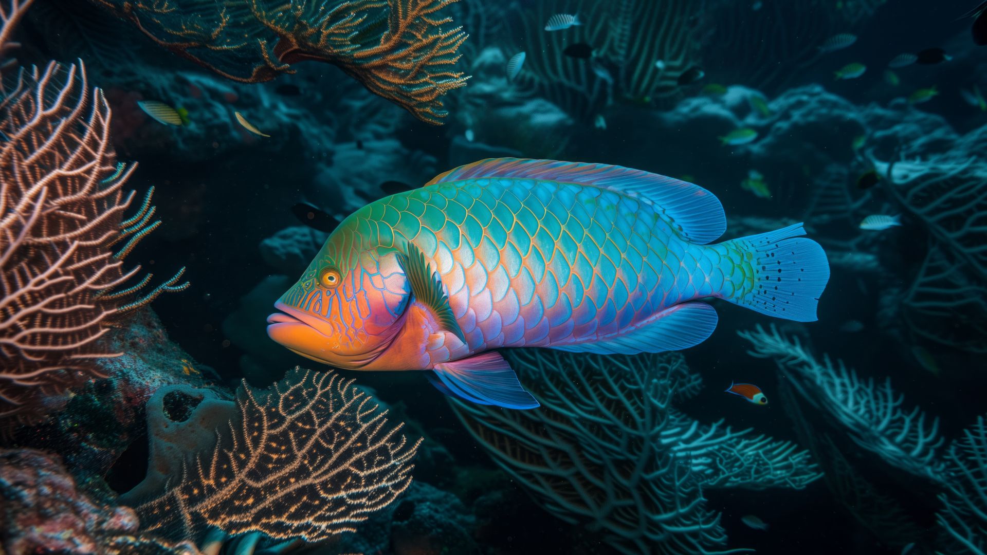 fish, underwater (horizontal)