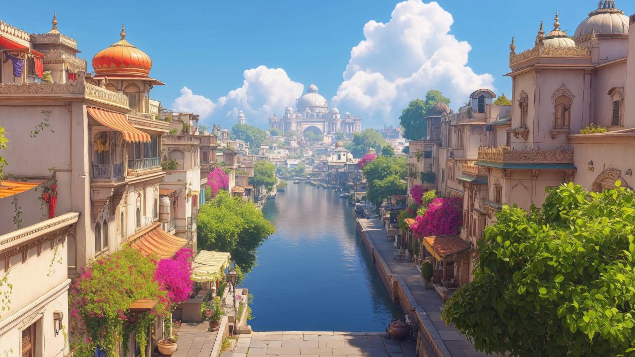 temple architecture wallpaper, ancient ruins, sacred sites, background for desktop wallpaper (horizontal)